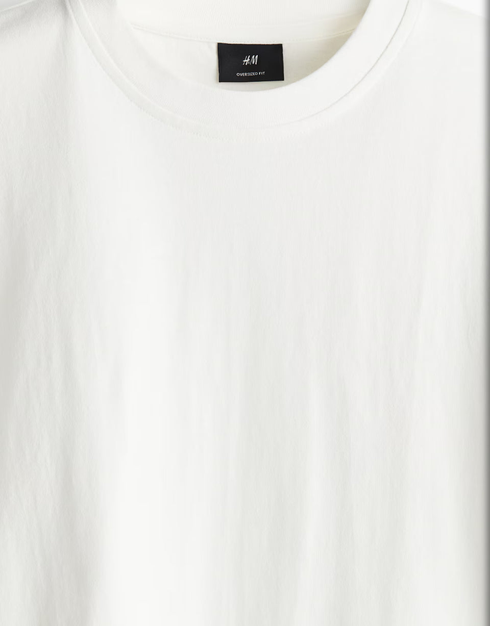 OVERSIZED FIT COTTON T-SHIRT H&M