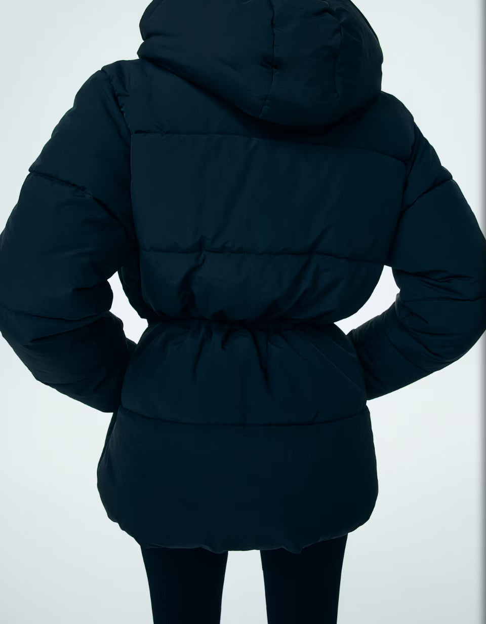 OVERSIZED DRAWSTRING-WAIST PUFFER JACKET ALIZEE H&M